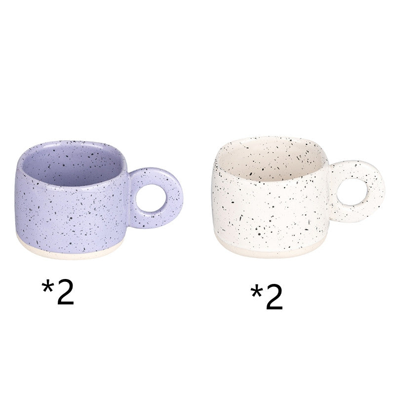 Speckled porcelain mug, 280 ml