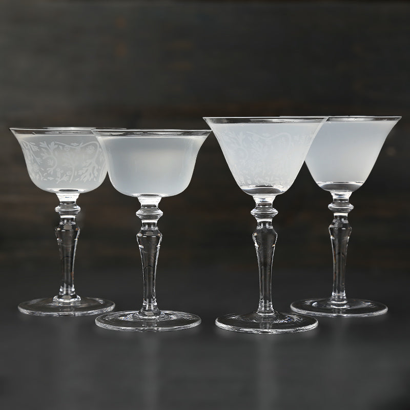 Crystal cocktail glass