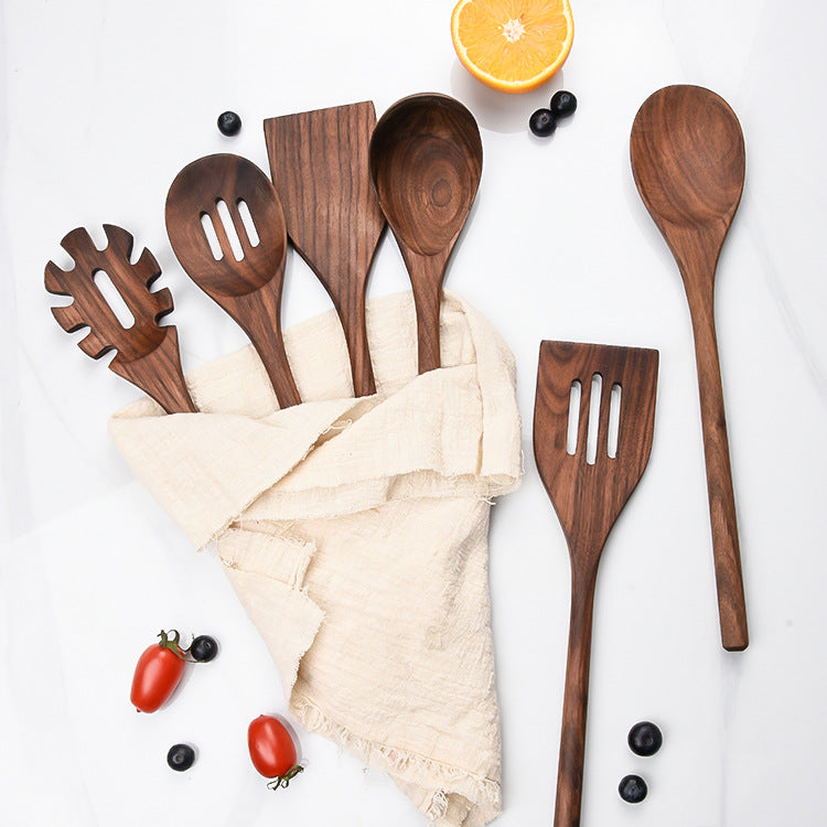 Black walnut cooking utensils