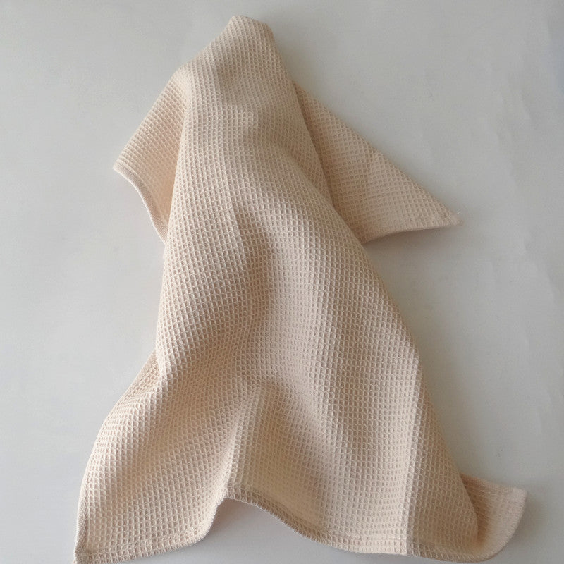 Waffle cotton tea towels, pair