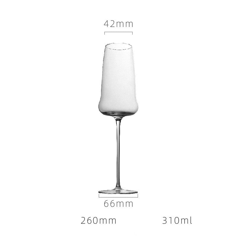 Ultra-thin crystal wine glass