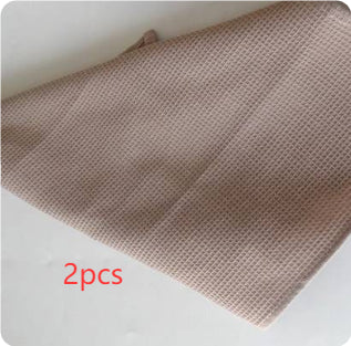 Waffle cotton tea towels, pair