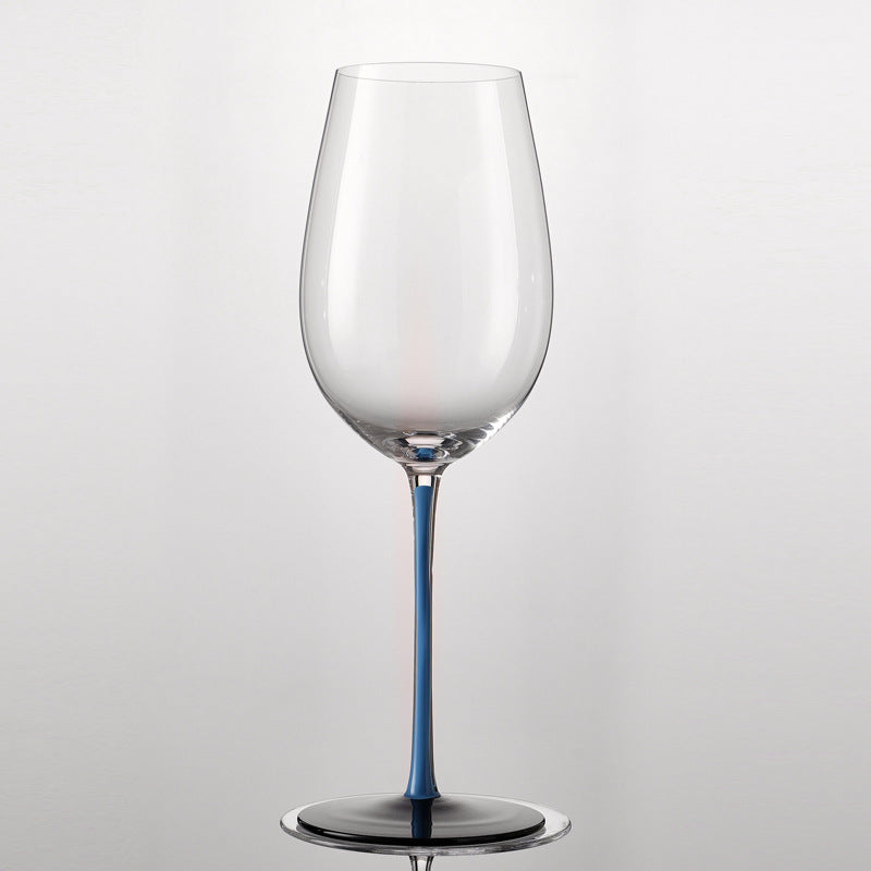 Colored-stem Bordeaux glass, 890 ml