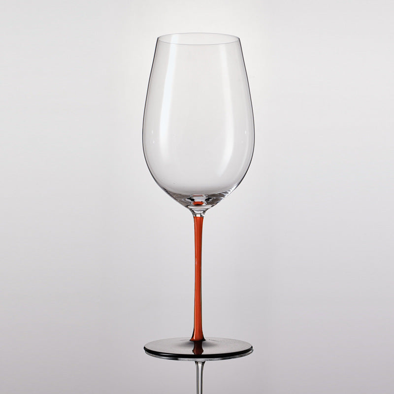 Colored-stem Bordeaux glass, 890 ml