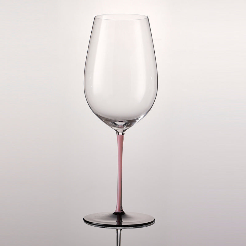 Colored-stem Bordeaux glass, 890 ml